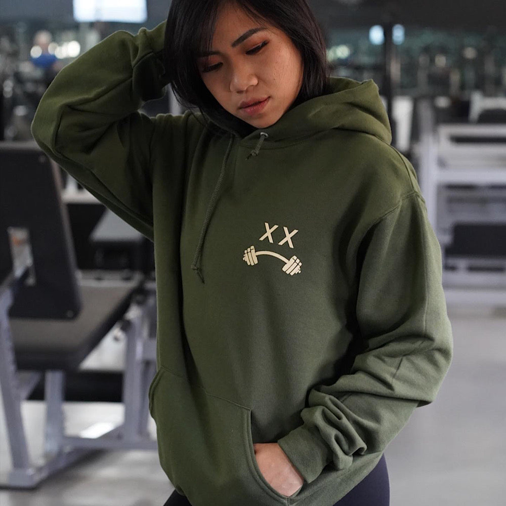 TRAINING IN SESSION HOODIE - OLIVE