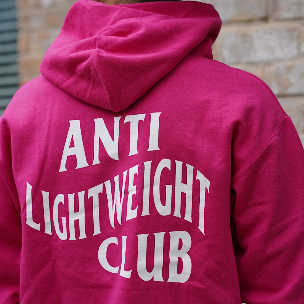 ANTI LIGHT WEIGHT CLUB  - FUCHSIA- HOODIE
