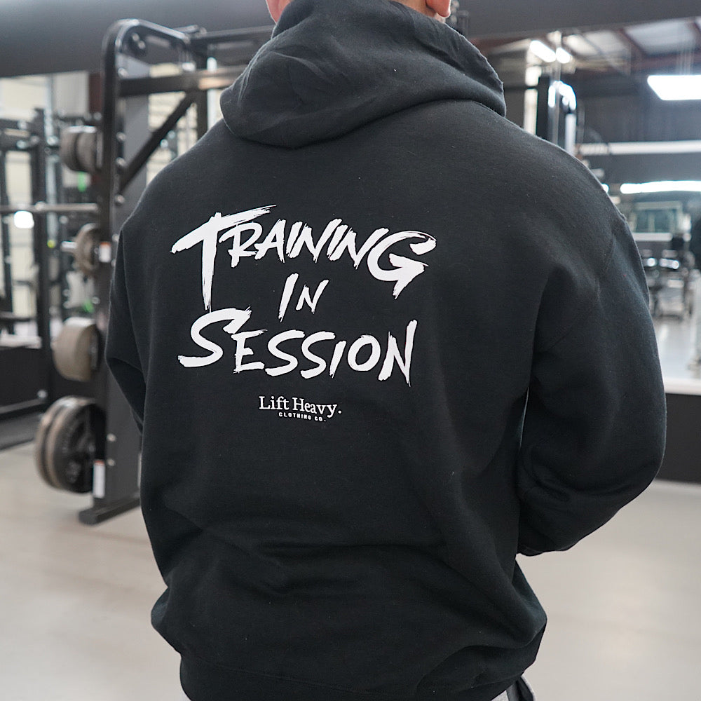TRAINING IN SESSION HOODIE - BLACK