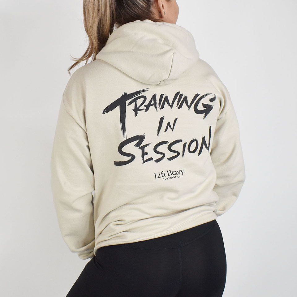 TRAINING IN SESSION HOODIE - TAN