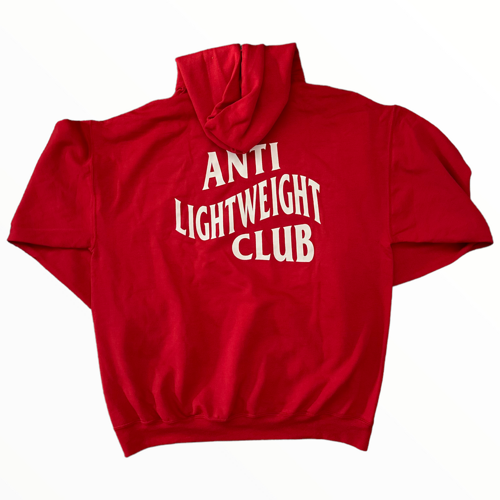 ANTI LIGHT WEIGHT CLUB  - RED - HOODIE