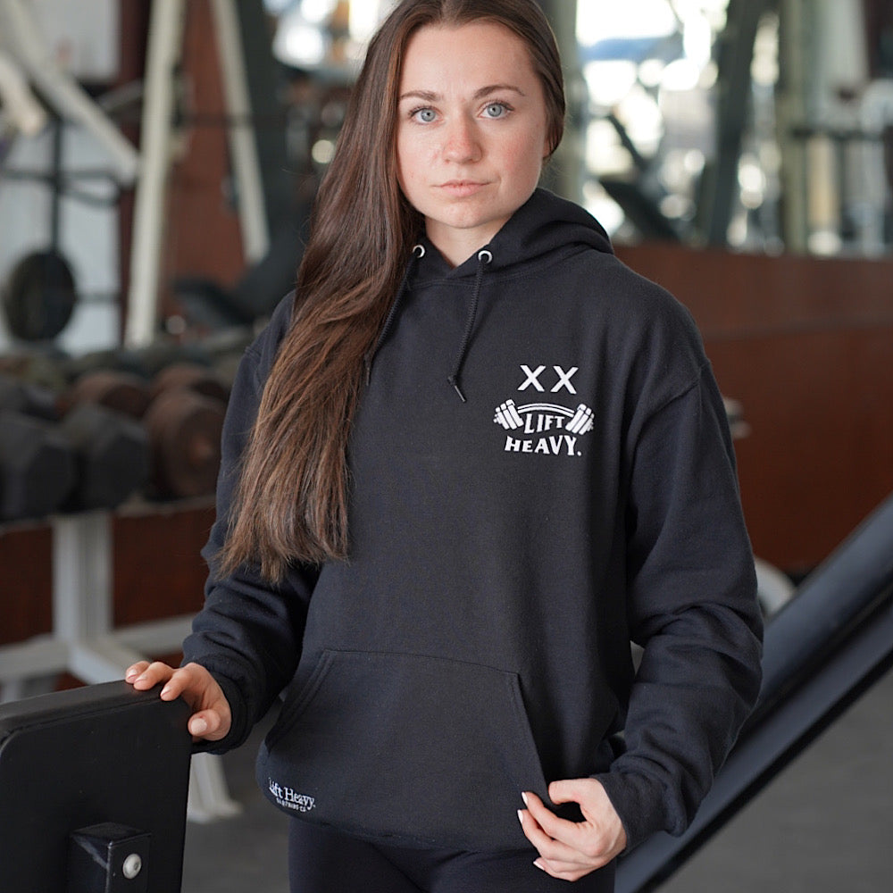 ANTI LIGHT WEIGHT CLUB  - BLACK - HOODIE