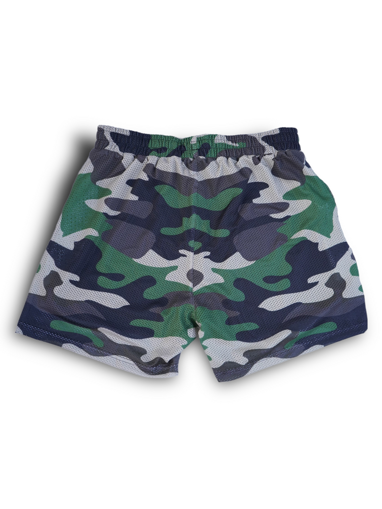 GREEN CAMO SHORTS