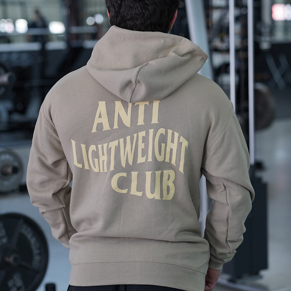 ANTI LIGHT WEIGHT CLUB  - KHAKI - HOODIE