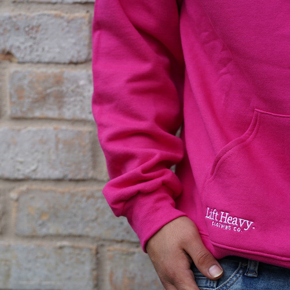 ANTI LIGHT WEIGHT CLUB  - FUCHSIA- HOODIE