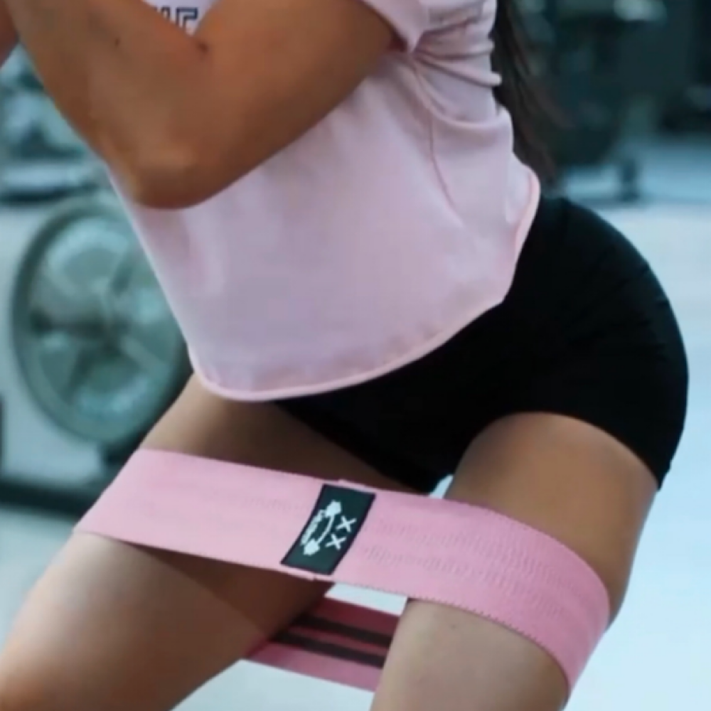 FABRIC RESISTANCE GLUTE BANDS - 3 PACK SET