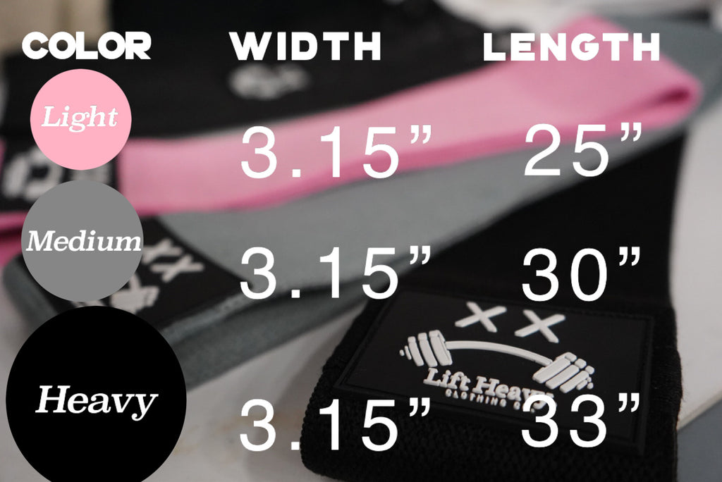 FABRIC RESISTANCE GLUTE BANDS - 3 PACK SET