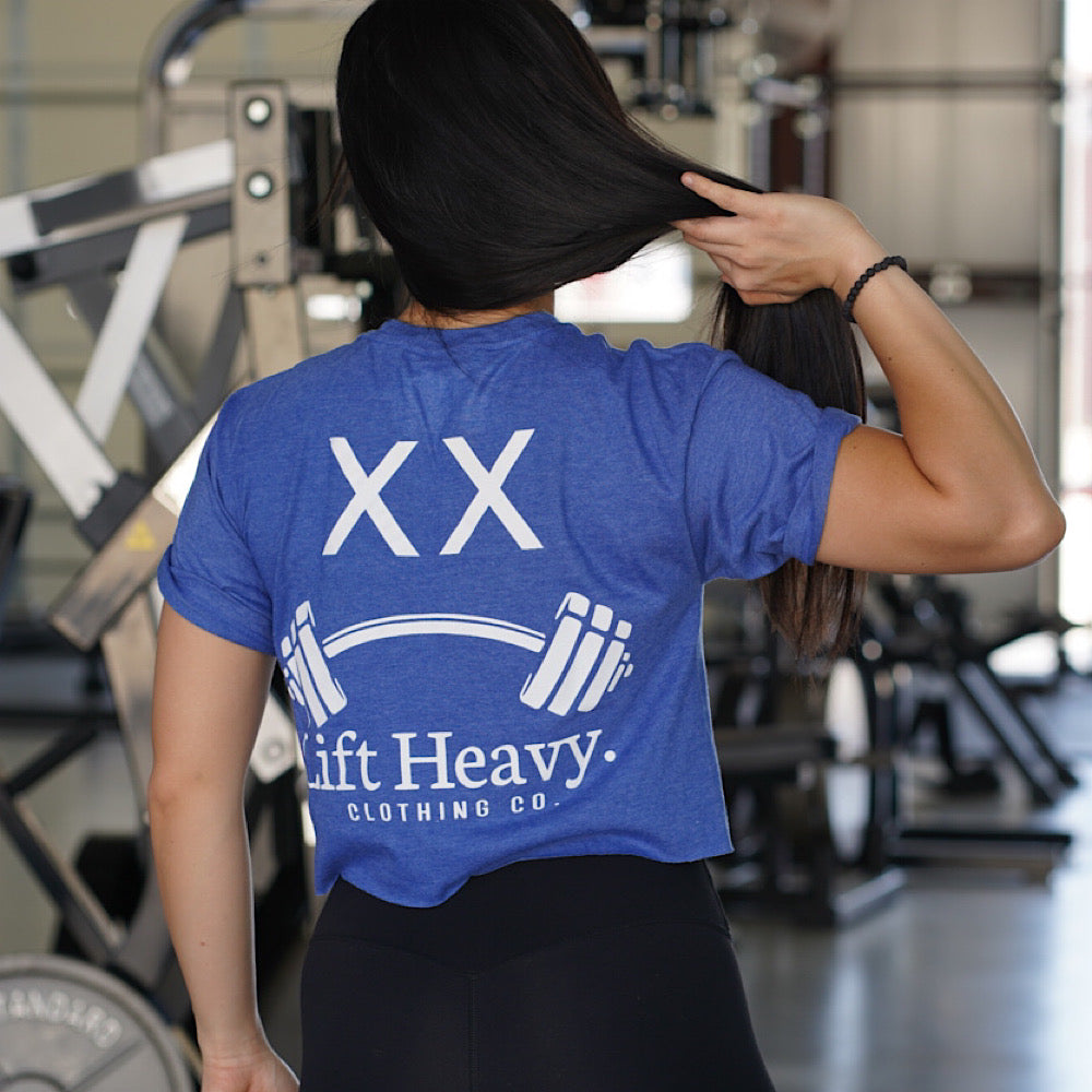WEIGHTS OVER CARDIO CROPPED T-SHIRT