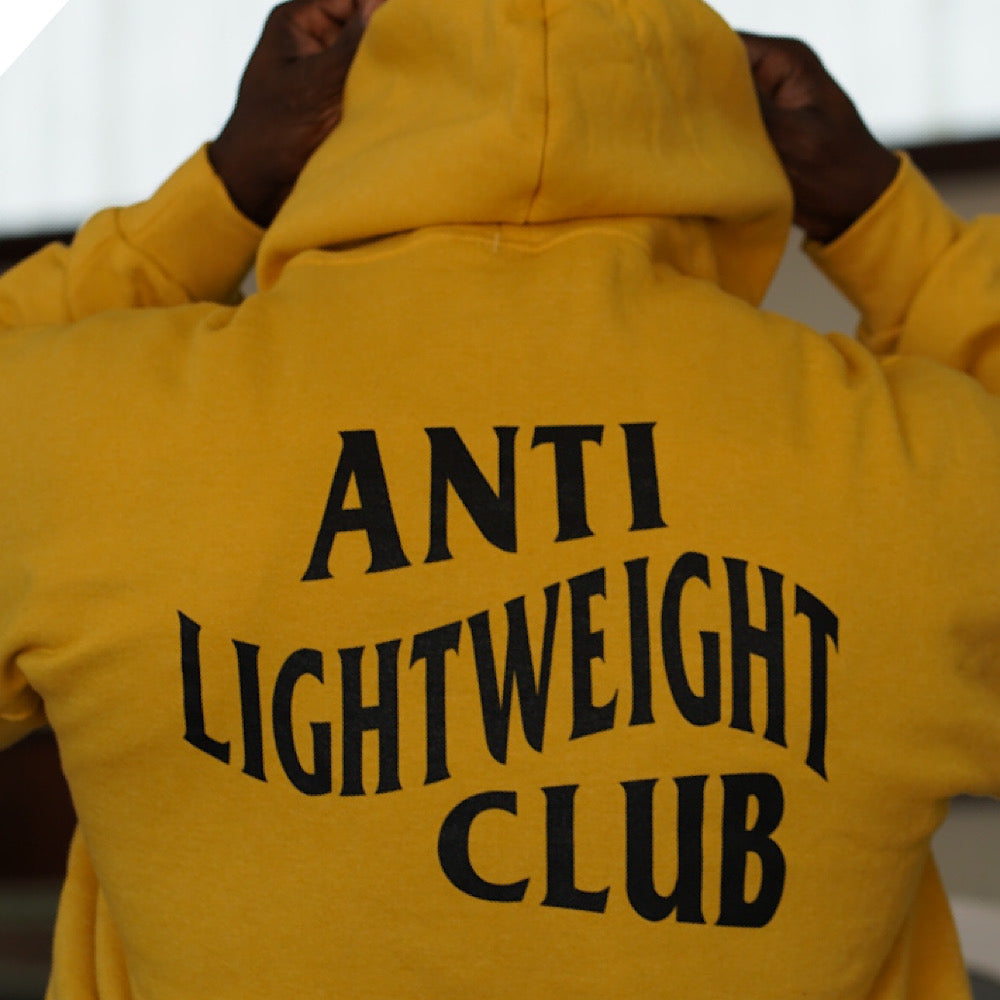 ANTI LIGHT WEIGHT CLUB  - MUSTARD - HOODIE