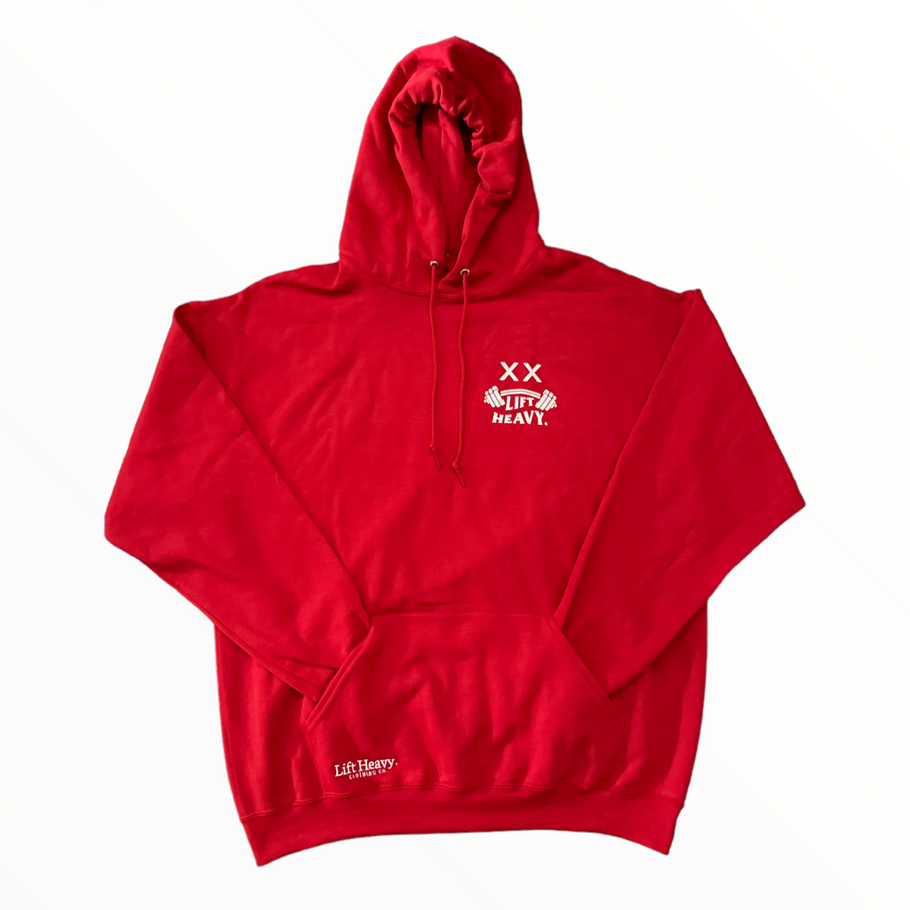 Light red deals hoodie